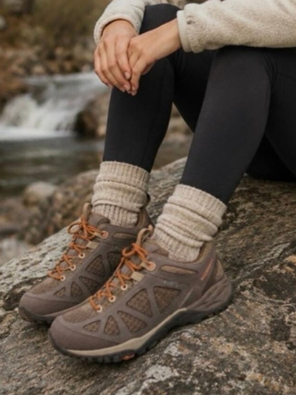Merrell Womens Siren Sport Q2
Waterproof Hiking Shoe Slate Brown US 7 EU 37.5